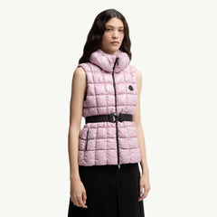 Prada Emilion Women's Winter Fashion Casual Stand Collar Zipper Sleeveless Square Quilted Down Vest #78822