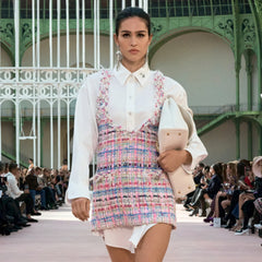 Chanel Women's Spring And Summer Mixed Color Woven Undershirt Dress Fashionable Temperament And Elegant Dresses Ngvp #1991