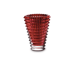 Eye Vase Round Red M - 9.4 inches