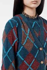 Chanel Women's spring and fall plaid retro fashion college style knitted Vest single-breasted tops Ngvp #8939