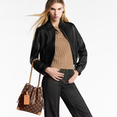 Louis Vuitton LV 2025 Early Spring Collection Women's Classic Noé Handbag M28103 Trunk Collection Monogram Reverse Canvas Handbag Shoulder Bag Bags #82543A