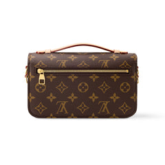 Louis Vuitton POCHETTE MÉTIS EAST WEST Women's Fashion Classic Leather Handbag with Classic Print Chain Adjustable Strap Tote Bag Shoulder Bag Crossbody Bags #79437