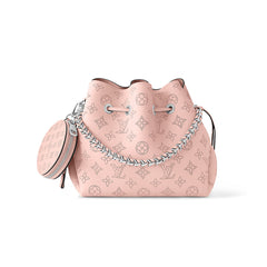 Louis Vuitton Women's Handbag Bella Moon Goddess Black Openwork All-over Print New Bucket Bag Multi-color Drawstring Chain Bag M57070 Bags #84178A