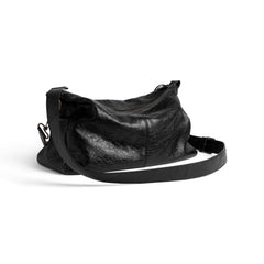 Balenciaga LE CITY MOTO Men's And Women's Fashion Solid Color Leather Zipper Closure Large Capacity Adjustable Shoulder Strap Biker Bag Travel Tote Shoulder Bag Bags 8461862ABEK1000 #79568