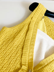 Chanel Women's Spring And Autumn Vintage V-Neck Cotton Knit Sleeveless Vest Ngvp #9877