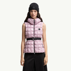 Prada Emilion Women's Winter Fashion Casual Stand Collar Zipper Sleeveless Square Quilted Down Vest #78822
