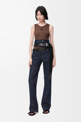 Loewe Women's Summer Solid Color Embroidered Logo Sleeveless Camisole Tank Top Vest #75686