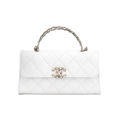 Chanel Women's Solid Color Diamond Pattern Chain Shoulder Strap Grain Embossed Leather Flap Bag Single Shoulder Handbag Crossbody Bags #77513