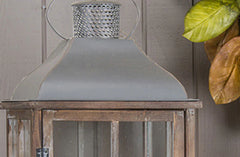 HUGE Rustic Wood Floor Lanterns
