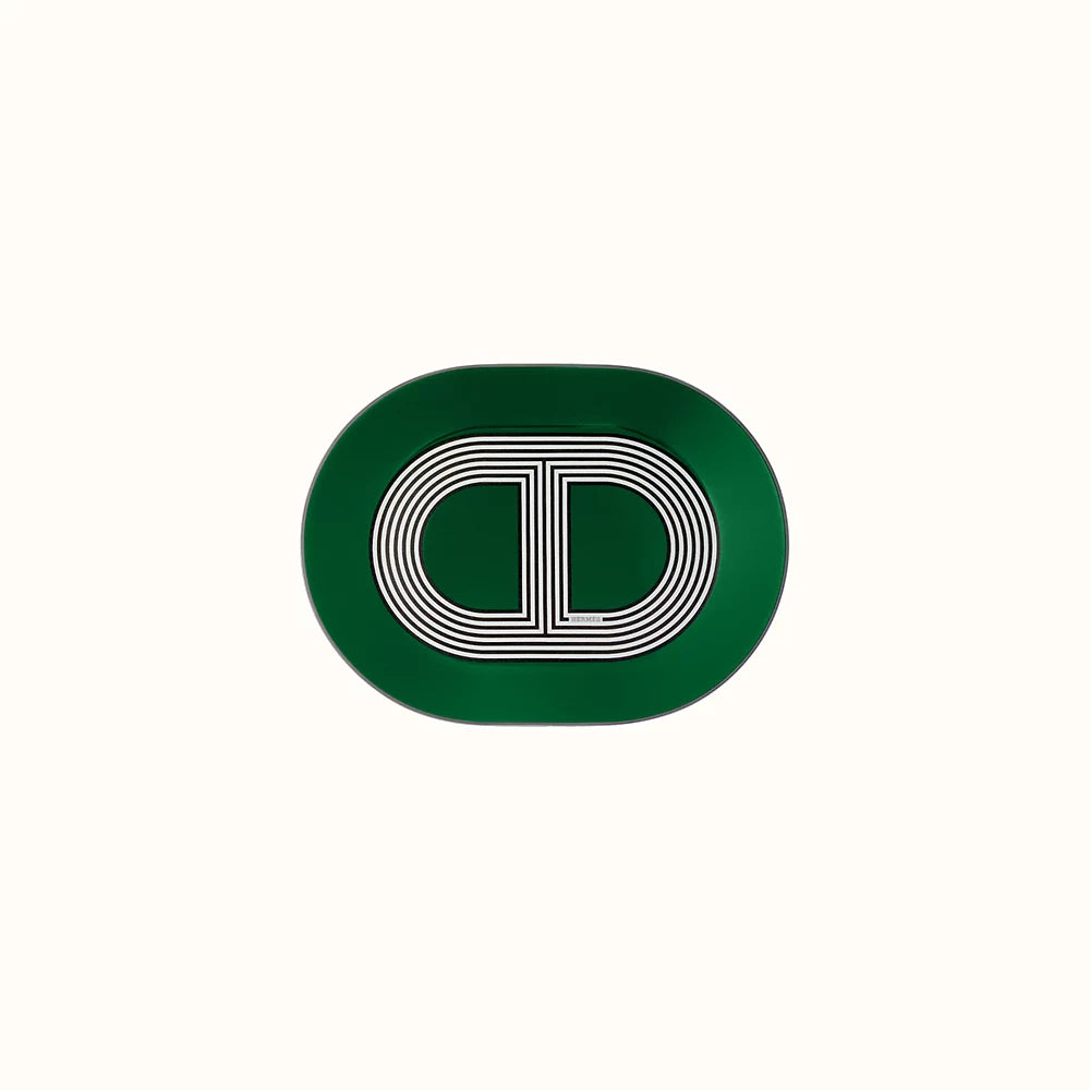 Green Rallye 24 - Mini Oval Plate