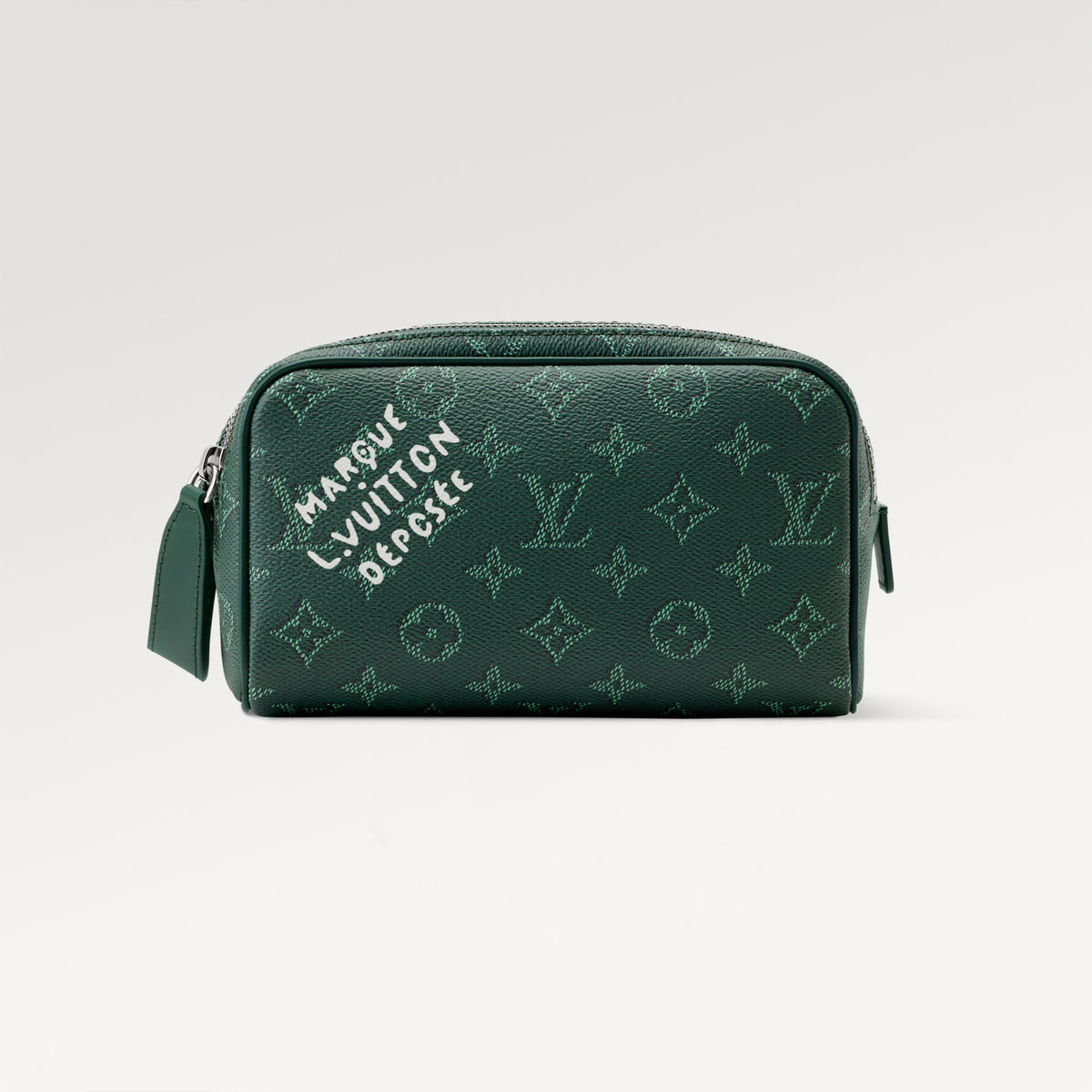 LOUIS VUITTON DOPP KIT Mini Toiletry Bag Monogram Heritage Canvas Zipper Mini Wallet Bag Bags  #82262A