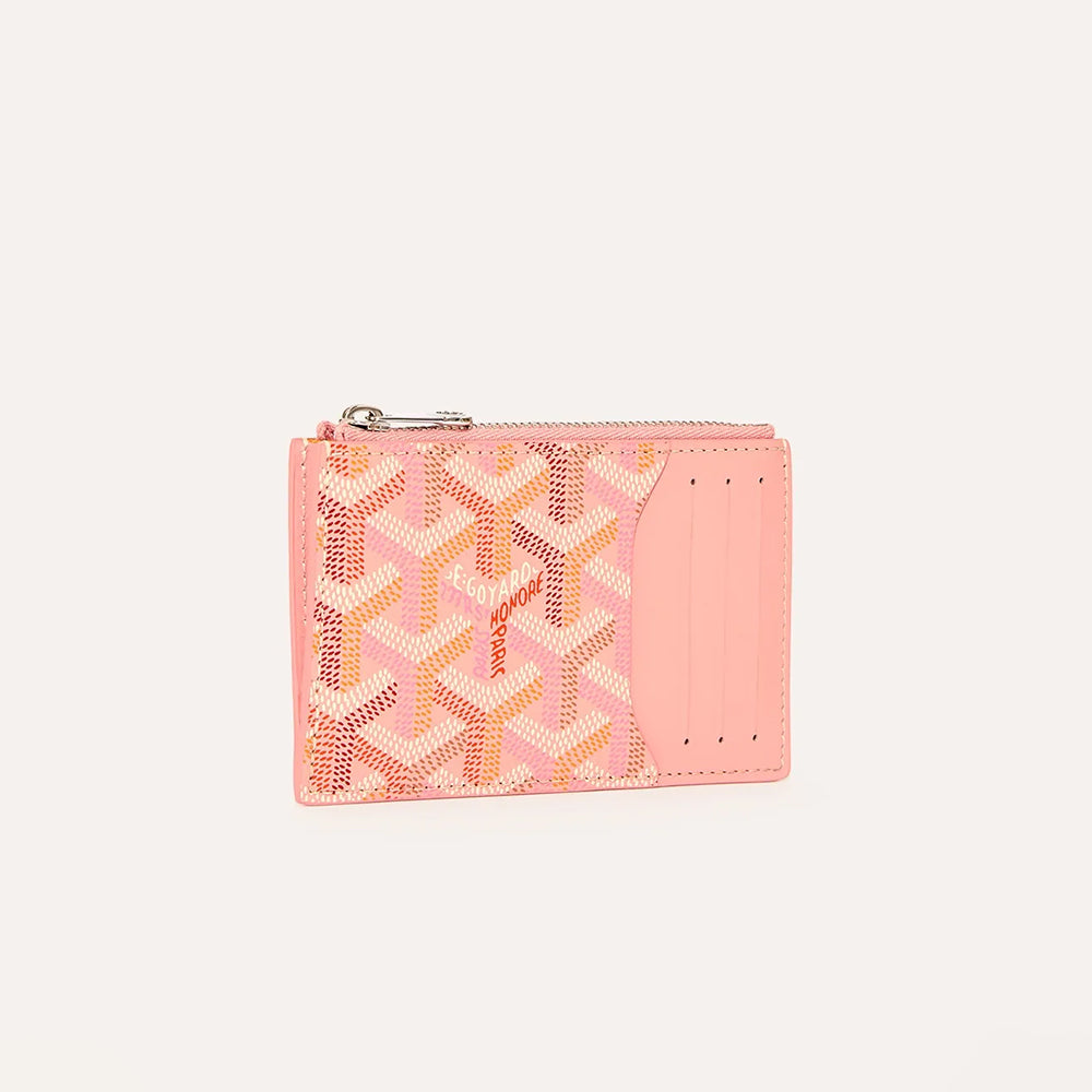 Goyard Four Seasons Color Collection Bourbon Zipped Card Holder Multicolored Fashionable Card Holders Card Pouches Wallets And Coin Purses Bag Bags #84312A