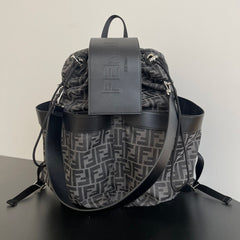 Fendi Unisex Fashion Classic Monogram Multi-Function Drawstring Backpack Tote Bag Bags #78816