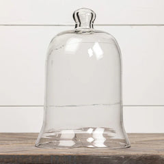 Bell Shaped Glass Cloche, Choose Your Size