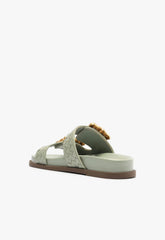 Enola Sporty Woven Leather Sandal