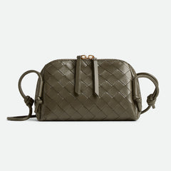 Bottega Veneta  Concert Clutch Intrecciato-woven Leather Clutch Women's Slim-strap Casual Crossbody Bag Elegant And Stylish Bags #196293