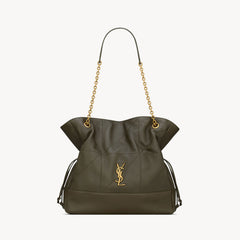 SAINT LAURENT JAMIE Women's Solid Color Suede Leather Chain Shoulder Strap Shopping Bag Shoulder Bags #75511
