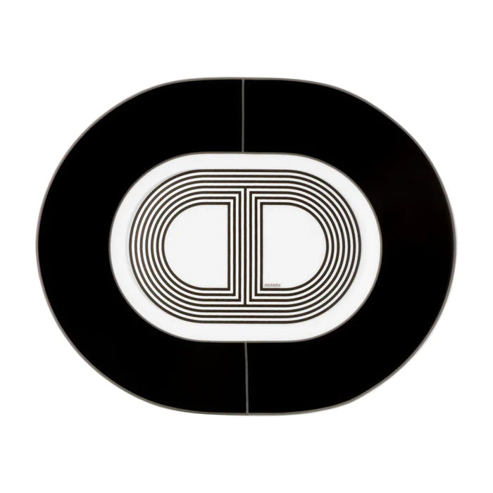 Black Rallye 24 - Small Oval Plate