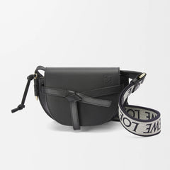 Loewe Women's Solid Colour Adjustable Shoulder Strap Mini Soft Cowhide Jacquard Gate Dual Shoulder Crossbody Handbag Bag Bags #76932