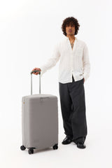BEIS 'The Medium Check-In Luggage Cover in Grey