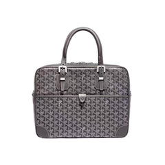 Goyard Men's & Women's Fashion Classic Distressed Full Print Zipper Closure Leather Handle Briefcase Tote Bag Bags #79434