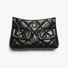Chanel Women's Fashion Classic Solid Color Leather Diamond Quilted Chain Shoulder Bag/Tote Bag Bags AS5740-B22139-94305 #78912