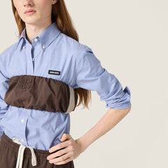 MiuMiu 2026 Spring/summer New Arrival Coffee-brown Embroidered Logo Stretch Bandeau Vest Stylish And Sophisticated Sports-inspired Tank Top Lady Vest #196066