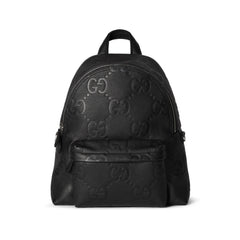 Gucci Men's Solid Color Adjustable Shoulder Strap Zipper Closure Leather Shoulder Bag Backpacks Bags #75788