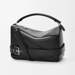 Loewe Puzzle Biker Women's Fashion Classic Solid-Color Geometric Print Glossy Cowhide Leather Puzzle Biker Handbag Bag Bags B510BP1X01 #78829