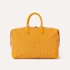 GOYARD Bowling45 Men's And Women's Fashion Classic All-over Print Zipper Closure Canvas Leather Oversized Travel Bag Bags BOWLIN045TY33CL33P #78364