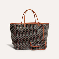 GOYARD Men's Women Saint Louis Handbag Y Full Print Casual Mother Bag Leather Shoulder Bag Tote Bags #77387