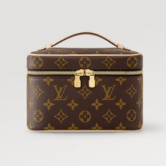 Louis Vuitton Nice Makeup Bag  Lv Classic Monogram Mini Makeup Clutchzipper Closure Water-resistant Canvas With Coated Lining  Stylish Vacation Bag Bags M44495 #195933