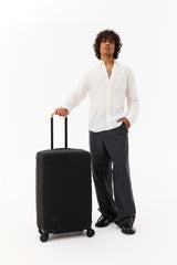 BEIS 'The Medium Check-In Luggage Cover in Black