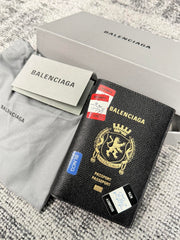 Balenciaga 26 Passport Holder (No Ticket) Genuine Leather Boarding Pass & Passport Case MINI Bag  Bags #82777A