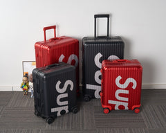 Supreme Fashion Logo Jacquard Shift Trolley Case Consignment Luggage Travel Out Box Solid Color Boarding Case Bag Bags #81717