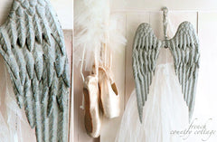 Metal Angel Wings Wall Decor
