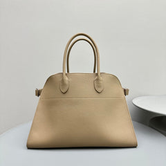 THE ROW Margaux 15 Women's Solid Color Calfskin Leather Simple Shopping Bag Handbag Bags #75285