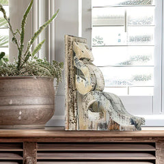 Large Weathered Wood Corbel