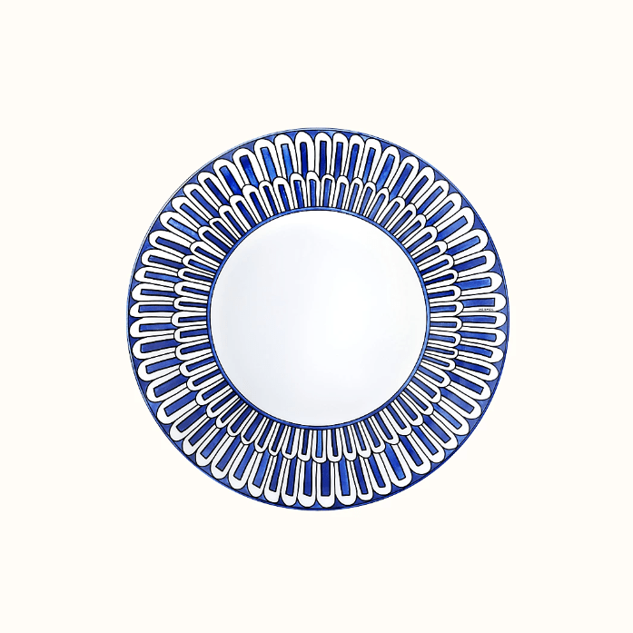 Bleus d-Ailleurs Dessert Plate