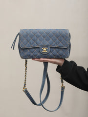 Chanel Women's Fashion Classic Diamond Quilted Logo Chain Backpack Crossbody Bag Bags #79542