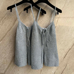Chanel Women's Summer Fashion Casual Minimalist V Neck Sleeveless Spaghetti Strap Tank Top Vest #79442