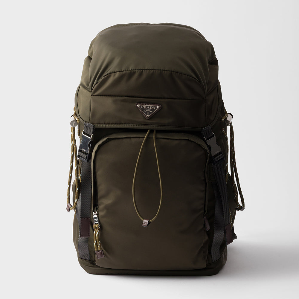 Prada Men's Speedrock Re-nylon Backpack Large-capacity Travel Bag Stylish Casual Backpack Bags #84244A