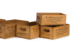 Vintage Market Crates  Set of 5