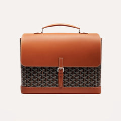 Goyard Citadin Messenger Bag Tote Briefcase With Detachable Shoulder Strap Box Smooth Calfskin Goyardine Cotton-linen Canvas Bag Bags #196799