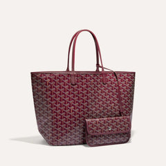 GOYARD Men's Women Saint Louis Handbag Y Full Print Casual Mother Bag Leather Shoulder Bag Tote Bags #77386