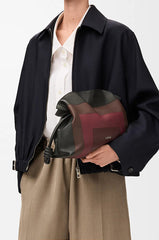 Loewe Medium Napa Leather Flamenco Clutch Loewe X Josef And Anni Albers Collection Fashion-forward Soft-leather Crossbody Bag Lady #195465