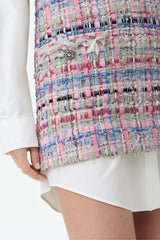 Chanel Women's Spring And Summer Mixed Color Woven Undershirt Dress Fashionable Temperament And Elegant Dresses Ngvp #1991