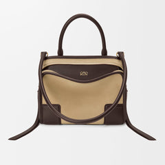 Loewe Small Amazona Handbag Shoulder Bag Crossbody Bag Minimalist Two-tone Suede Handbag Small Square Bag A039as0x02 #82973A
