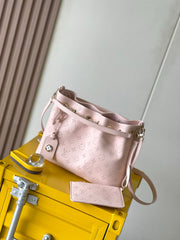 Louis Vuitton LV BUNDLE Women's Solid Color Logo Letter Print Removable Shoulder Strap Leather Single Shoulder Crossbody Tote Bag Bags #76841