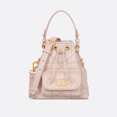 Dior Caro Women's Fashion Classic Solid Color Lambskin Cd Logo Mini Bucket Bag Shoulder Bag Crossbody Bag Bags S5250UNOZ_M030 #78351